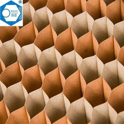 গুণ  Fire Resistant Paper Honeycomb Core 900x2400mm For Furniture And Door Filling কারখানা