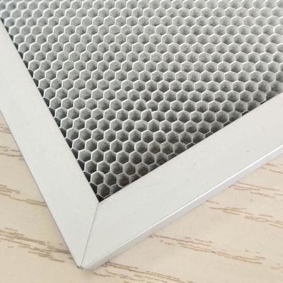বড় আকার1000x800mm অ্যালুমিনিয়াম মধুচক্র ফিল্টার মধুচক্র কোর ফটোক্যাটালিস্ট ফিল্টার