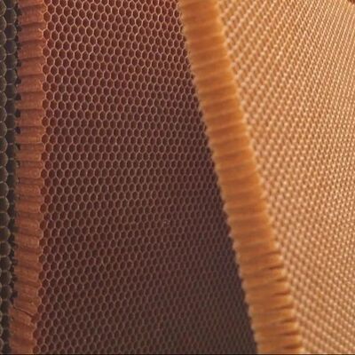 13MPa Flat compression Strength Aviation Grade Aramid Honeycomb Core High Strength For Wings