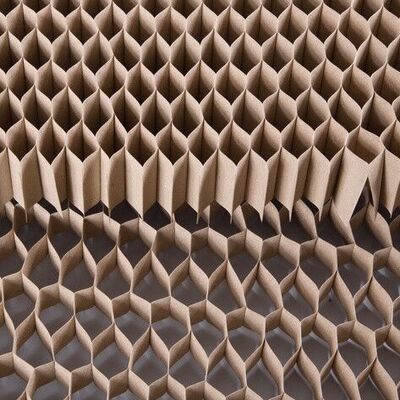Customized 120g 140g 180g  220g Paper Honeycomb Core For Filling Door