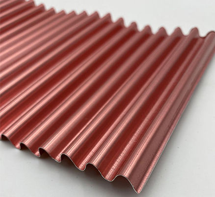 ইনডোর অ্যালুমিনিয়াম corrugated কম্পোজিট প্যানেল, corrugated অ্যালুমিনিয়াম ওয়াল প্যানেল
