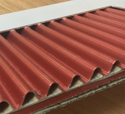 ইনডোর অ্যালুমিনিয়াম corrugated কম্পোজিট প্যানেল, corrugated অ্যালুমিনিয়াম ওয়াল প্যানেল
