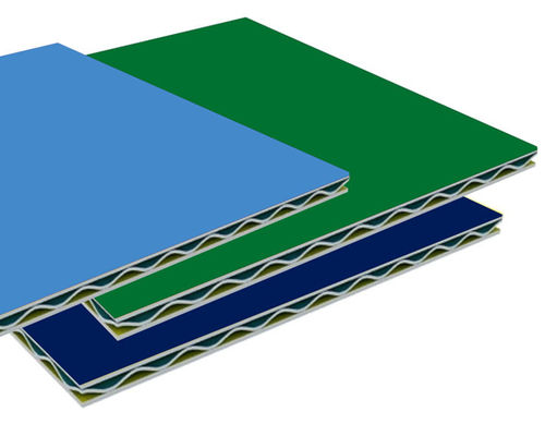 ইনডোর অ্যালুমিনিয়াম corrugated কম্পোজিট প্যানেল, corrugated অ্যালুমিনিয়াম ওয়াল প্যানেল