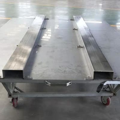 1300x2400 মিমি মধুচক্র ওয়ার্কিং টেবিল উচ্চ বাঁকিং কম্প্রেশন কর্মক্ষমতা